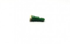 Лампа светодиодная Т5 (W2,0-4,6d) зеленая, 1 SMD 5050 диод (б/цокольная малая) 12v