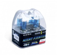 Автолампы H4 12V 60/55W (135/125W) 5000K NIGHT FIGHTER (2 шт)  AB5004 AVANTECH