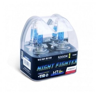 Автолампы H7 12V 55W (100W) 5000K NIGHT FIGHTER (2 шт) AB5007 AVANTECH Автолампы H7 12V 55W (100W) 5000K NIGHT FIGHTER (2 шт) AB5007 AVANTECH
