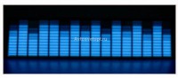 Эквалайзер Light на заднее стекло автомобиля EQ-1 (45*11см) синий