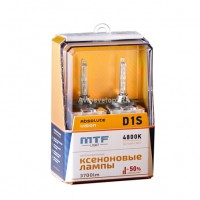 Ксеноновая лампа D1S 4800K ABSOLUTE VISION +50% (3700lm) 35W (2шт.) AVBD1S MTF