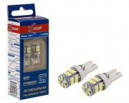 Светодиод Xenite T3011 12V(T10/W5W) (Яркость 210 Lm) (комплект 2 шт)