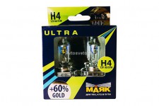 Автолампа H4 12V  60/55W P43t Gold (2 шт.) 82420Gnew+60 &quot;Маяк УЛЬТРА&quot;