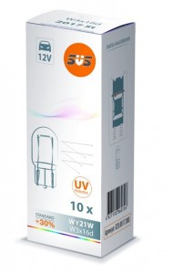 Автолампа 12V WY21W (WX3x16d) AMBER SVS Автолампа 12V WY21W (WX3x16d) AMBER SVS