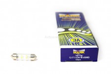 Светодиод 12V T11x36/38 S8.5 (4SMD) (3.5*2.8) WHITE Маяк