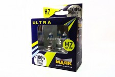 Автолампа H7 12V 55W (Px26d)  Ультра Super Light  +100% (2 шт.) 82720SL+100new &quot;Маяк&quot;