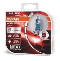 Автолампа  H4  12V 60/55W (P43t-38) Night Breaker Laser +150% (DuoBox) 64193NL_HCB  OSRAM