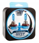 Набор ламп  H9 12V 65w  TITANIUM 4400K MTF