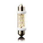 Светодиод 12V T11x36-S8.5  (6 LED) C5W WHITE 900302 TM NORD YADA