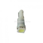 Светодиод 12V T5-02 (1SMD) W1,2W Base:W2,0 х4,6d GREEN( зеленый)