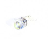 Светодиод 12V T10-1SMD W5W HIGH POWER OPTICAL LENS WHITE (белый) 902356 TM NORD YADA