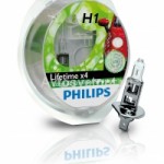 Автолампа H1 12V 55W (P14.5s) LongLife EcoVision (2 шт) 12258LLECOS2  PHILIPS