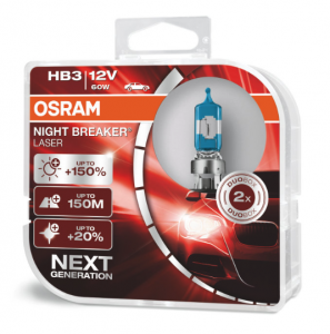 Автолампа HB3 12V 60W (P20d) Night Breaker Laser +150% (DuoBox) 9005NL_HCB OSRAM Автолампа HB3 12V 60W (P20d) Night Breaker Laser +150% (DuoBox) 9005NL_HCB OSRAM