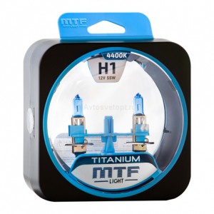 Набор ламп H1 12V 55w TITANIUM 4400К MTF Набор ламп H1 12V 55w TITANIUM 4400К MTF