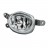 Противотуманная фара CHEVROLET AVEO 09-10 3D/5D правая 235-2005R-UE DEPO