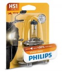 Автолампа 12V HS1 35/35W (PX43t) для мотоциклов 12636BW PHILIPS