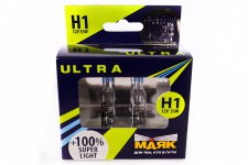 Автолампа H1 12V 55W (P14,5s) Ультра Super Light +100% (2 шт.) 82120SL+100new &quot;Маяк&quot;