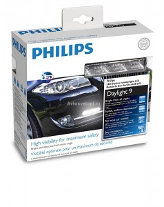 Дневные ходовые огни Philips Led DayLight 9 12V 12831WLEDX1