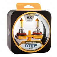 Набор ламп  H8 12V 35w  AURUM 3000K MTF