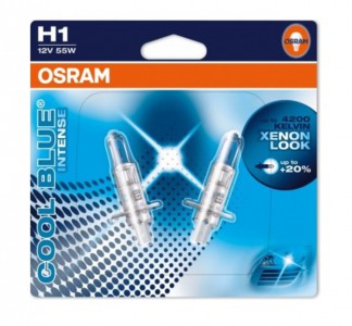 Автолампа  H1 12V 55W (P14.5s) COOL BLUE Intense 64150CBI-02B OSRAM