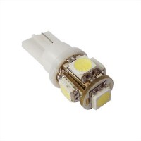 Светодиод 12V T10-5 SMD W5W WHITE (белый) 902399 TM NORD YADA