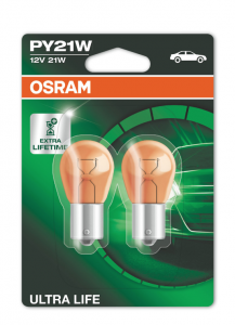 Автолампа 12V PY21W (BAU15s) 7507ULT-02B OSRAM Автолампа 12V PY21W (BAU15s) 7507ULT-02B OSRAM