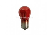 Автолампа  12V PR21W (BA15s) красная 12088CP PHILIPS