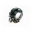 Дневные ходовые огни  KS-9W600, линза, COB диод, провода, металл, (1шт) 12V