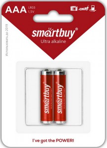 Батарейка LR03/2B BL2 (24/240) Smartbuy Батарейка LR03/2B BL2 (24/240) Smartbuy