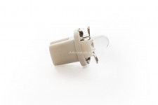 Светодиод 12V T5 B8,5d-02 (1LED) W1.2W Base:B8.5D WHITE (белый) с патроном 900282 TM NORD YADA