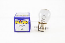 Автолампа А 12V 50W (P42s) тракторная &quot;Маяк&quot;