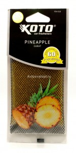 Ароматизатор воздуха пакетик под сиденье CARAT Pineapple/Ананас  FSH-018 KOTO