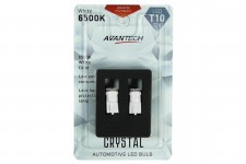 Светодиоды 12V LED T10 W5W 5700K линза (2 шт) Avantech