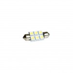 Светодиод 12V T11x36-S8.5 (6SMD size 5730) (CANBUS c радиатором) C5W  WHITE 904603 TM NORD YADA