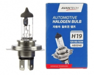 Автолампа H19 12V 60/55W (PU43t-3) (1шт) AB0046 AVANTECH