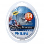 Автолампа H4 24V (P43t-38) MD Blue Vision (2шт) 13342MDBVS2 PHILIPS