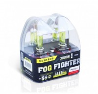 Автолампы H11 12V 55W (100W) 3000K FOG FIGHTER (2 шт) AB3011 AVANTECH