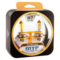 Набор ламп  H7 12V 55w  AURUM 3000K MTF