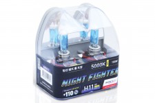 Автолампы H11 12V 55W (100W) 5000K NIGHT FIGHTER (2 шт) AB5011 AVANTECH